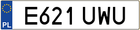 Truck License Plate